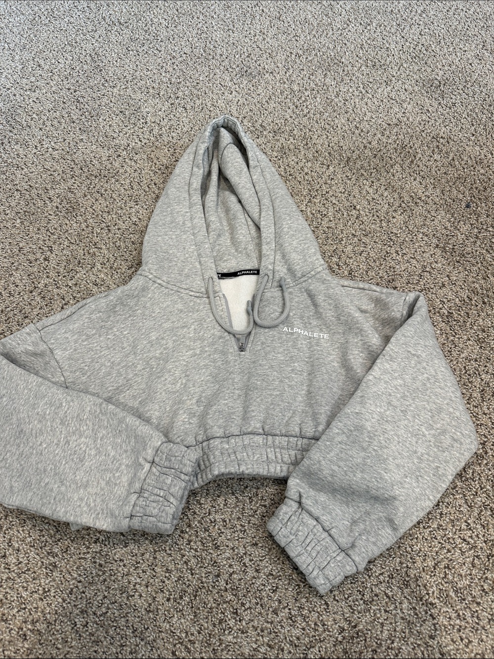 Alphalete cropped hoodie size small
